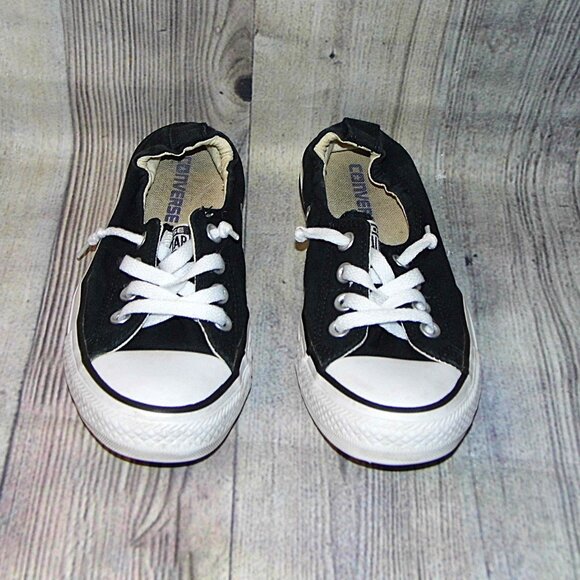 CONVERSE Chuck Taylor All Star Shoreline Black Sneakers Womens Size 7 - Picture 4 of 7